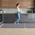 Mattitude Kitchen Mat Set - 2PCS Cushioned Anti-Fatigue Rug, Waterproof Standing Desk Mat for Kitchen, Sink, Office,