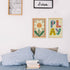 NaZaUK 12x16 Inch, Set 2 Playroom Wall Decor, Boho Kids Girl Nursery Wall Art, Playroom Calming Corner Classroom
