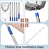 Aoiaute 2 29-74 inches (2 1 Chicken Catching Net Pcs,Adjustable from Chicken Net, Suitable for Catching Outdoor Animals