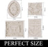 Baroque Silicone Fondant Frame Mold, Photo Cake Mold for Baking Wedding Birthday Party, Cupcake Toppers, Curlicues