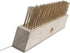 Winco Medium Brown Brass Wire Oven Brush with Metal Scraper by