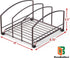 Deco Brothers Cookware Organizer Rack for Kitchen Cabinet, 3 Slot Holder, Bronze by Deco Brothers