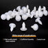 Christmas Tree Fasteners for Vapor Barrier, 1" Plastic Nylon Clips for Crawl Space Moisture Barrier Covers, 210 Pcs
