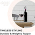OGGI Stainless Steel Bottle Stopper Set - Stylish Wine Saver Stoppers with Airtight Sealer Levers for Champagne &