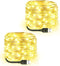 Blingstar USB Powered Fairy Lights, 2 Pack 33Ft 100 LED Mini String Lights for Indoor Decoration, Warm White