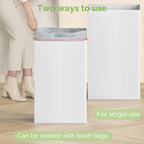 4 Pack 30 (30" 14" 14" Magicheap Extra Large Disposable Trash Cans, Reusable Portable Garbage Can, Gallon H x W x D)