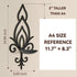 Set 2, Wall Candle Sconces of Vintage Flower-Shaped Metal Candle Holders for Pillar, Tealight, and LED Candles, Rustic