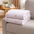 Valentine Soft Throw Blanket: Confetti Heart Fun, Pink Black White, Accent for Couch Sofa Chair Bed or Dorm (Confetti