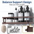 2 Pack YASONIC Shower Caddy Adhesive, No Drill Bathroom Shower Organizers, with Removable Hooks, Rust Proof Shower