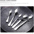 OSALADI 4pcs Stainless Steel Espresso Spoon, Jam Honey Spoon, Coffee Stir Spoon, Milk Mixing Teaspoon