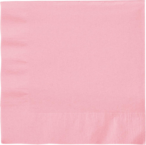 Creative Converting 240 Count Celebrations Lunch Paper Napkins - Classic Pink