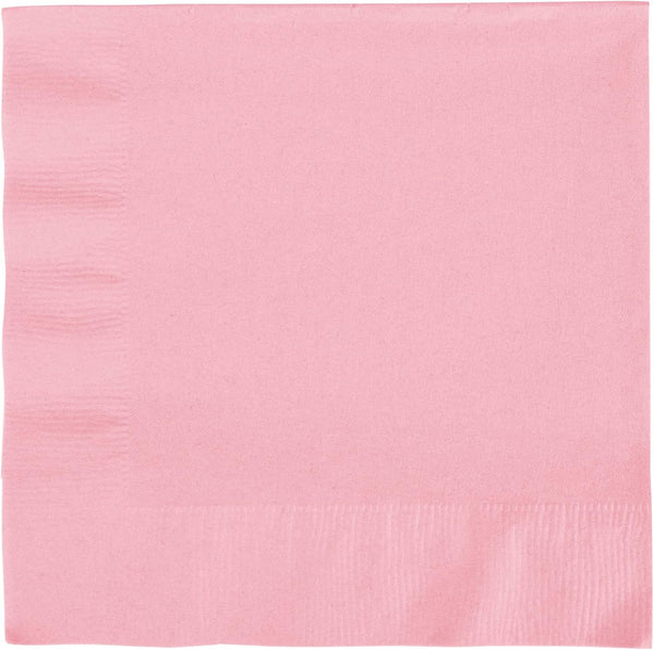 Creative Converting 240 Count Celebrations Lunch Paper Napkins - Classic Pink