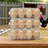 YSJFNVUI 50-Pack 12-Count 12 Count,Suitable of Plastic Egg Cartons Bulk Clear Reusable Egg Containers Holds Chicken