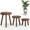 Bamworld Plant Stands Indoor 3 Pack Single Plant Stand for Multiple Plants