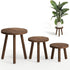 Bamworld Plant Stands Indoor 3 Pack Single Plant Stand for Multiple Plants