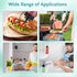 12 12 oz Dandat Pcs Condiment Squeeze Bottles for Sauces Plastic Bottles with Lids Reusable Squirt Bottle Visible