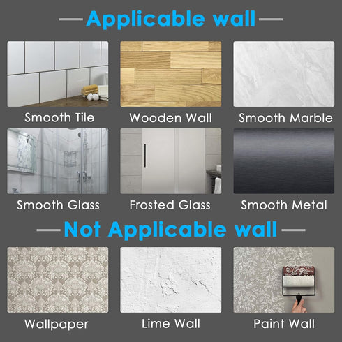 Linkidea Corner Wall Mount Toothbrush Holder for Bathroom, Stainless Steel Triangle Shelf for Tile Walls, Self Adhesive