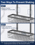 YASONIC Shower Caddy Hanging, Never Rust Shower Organizer Hanging, Aluminum Shower Racks for Inside Shower with Hooks