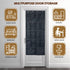 18 Pockets Door Hanging Water Bottle Organizer Rack, Large Capacity Door Storage for Stanley Tumbler in Classroom Office