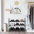 3 9-12 MAX Houser Tier Free Standing Shoe Rack, Metal Shoe Storage Shelf for Pairs, Easy to Assemble, Entryway