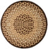 Earth Rugs Chair Pad, 15.5", Chocolate/Natural