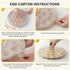 22 HAKSEN Deviled Egg Containers with Lid, Portable Deviled Egg Platter Carrier Holder Trays with Slots for Holiday