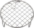 Round Cooking Rack 5-inch Stainless Steel Barbecue Grill Net for Baking and Steaming