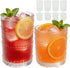JYlanglin Hobnail Drinking Glasses Set of 8Includes 12-ounce beer glasses and 10-ounce cocktail
