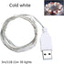 Fidt 9ft 30 LED USB String Lights - Silver Wire Fairy Lights for Wedding, Party, Christmas & Festival Decorations