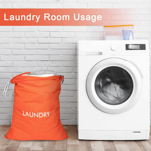 WiseBoy 2 Pack Swimming Laundry Bags, Travel Laundry Bag for Dirty Clothes, Washable Nylon Wet Dry Bag, Yoga Bathing