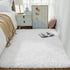 4x6 Ophanie White Rugs for Bedroom Fluffy, Nursery Soft Fuzzy Shag Plush Shaggy Bedside Area Rug, Living Room Carpet