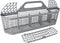 WD28X10128 Dishwasher Silverware Basket Replacement, Durable Basket with Flaps, Compatible with GE and Kenmore