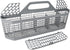 WD28X10128 Dishwasher Silverware Basket Replacement, Durable Basket with Flaps, Compatible with GE and Kenmore