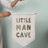 ZEARPT Little Man Cave Pennant Flag Banner, Toddler Boy Room Decor & Playroom Essentials, Baby Boy Nursery Hanging