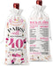 40th Birthday Gifts Wine Bag for Women Men, 40 Year Old Birthday Gifts, Happy 40th Birthday Party Decorations, Pairs