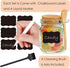 Ahhute 8oz 24 Pack Glass Sugar Scrubs Jars, Bath Salt Container, Snacks Spice Jars w/Bamboo Spoons, Honey Scrubs Body