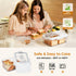 Counter 2 Pack Dynta Bread Box for Homemade Bread, Bread Storage Container for Kitchen Airtight, Time Recording Bread