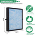 DH-JH04 Replacement HEPA Filter, 2-Pack Compatible with AROEVE MK04 MG04JH Air Purifier, Compare to MK04LX Filter