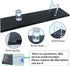 Acrylic Knife Display Stand Fixed Blade Knife Collection Decorative Sword Stand Display Stand Holder for Single Knife Rustic Cabin Home Decor (Transparent )
