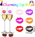 WZT 30 Piece Silicone Drink Markers, Multi-Purpose Wine Glass Markers for Bar, Party, Dinner Parties