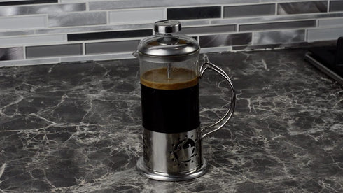 French Press Coffee Maker, Single Serving 1 Cup Capacity (12 fl oz/0.35 liter) Small Affordable Brewer with Highest