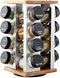 Kamenstein 16 Jar Warner Revolving Countertop Spice Rack Organizer with Lift &