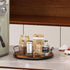 2 Pack 9'' 10'' Countertop, LAMU Lazy Susan Turntable Organizer for Table Top Cabinet, Wooden Lazy Susan for Kitchen