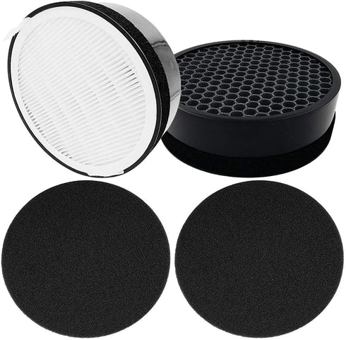 Dttery 2 Set LV-H132 Air Purifier Replacement Filter, True HEPA Filter Compatible with Levoit LV-H132