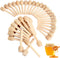 51 PCS Mini Wooden Honey Sticks Dipper, 3 Inch Honey Stirrer Stick for Honey Jar Dispense Drizzle Honey and Wedding