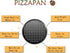 Pizza Steel Pan for Oven, 12 Inch Nonstick Round Pizza Baking Sheet, Perforated Carbon Steel Pizza Bakeware