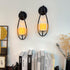 Set 2 Aimto Wall Sconce Candle Holder Black Wall-Mount Metal Candle Holders Hanging Iron Wall Candle Sconce Holder