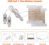 2 Pack 33ft 100 8 Beingreat USB Plug-in Fairy Lights, Mini LED Copper String Lights with Modes, USB Starry Lights