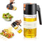 Glass 2 In 1 Olive Oil Dispenser Bottle for Kitchen Gadgets, Olive