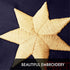 G128 5x8 420D Grommets, Bennington Tea-Stained Flag | Ft | Embroidered Polyester - Embroidered Stars, Sewn Stripes